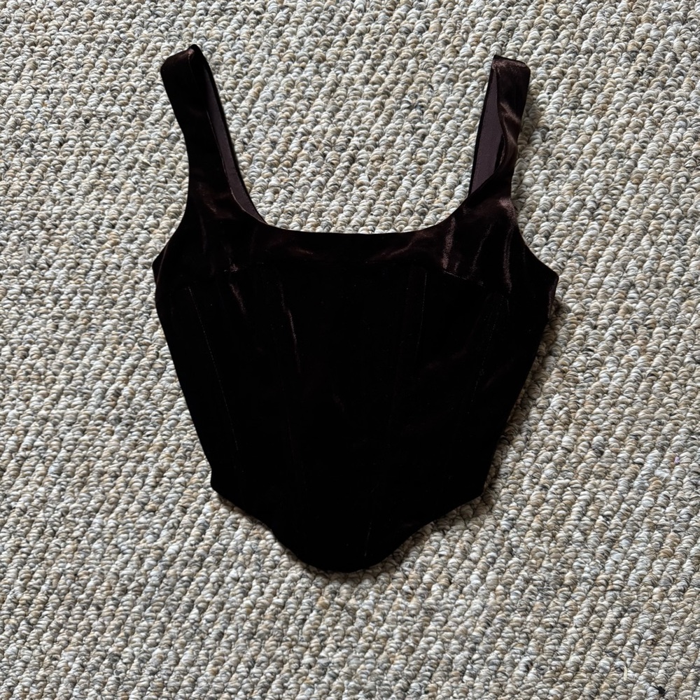 Nia the Label Chocolate corset